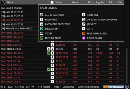Poker Lobby Icons