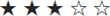 3 stars