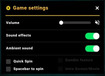 Game Settings panel resize
